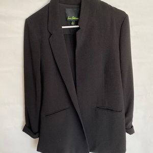 Sam Edelman Black Layered Blazer